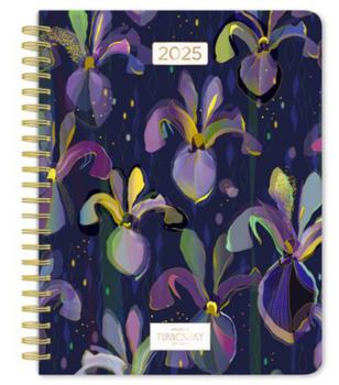 Calendar House of Turnowsky Official 2025 6 X 7.75 Inch Weekly Desk Planner Foil Stamped Cover Book