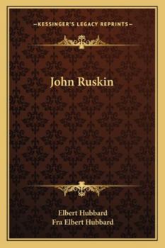 Paperback John Ruskin Book