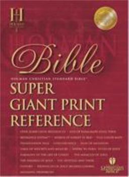 Bonded Leather Super Giant Print Reference Bible-HCSB [Large Print] Book