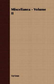 Paperback Miscellanea - Volume II Book