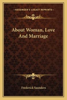 Paperback About Woman, Love And Marriage Book