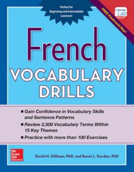 Paperback French Vocabulary Drills Book