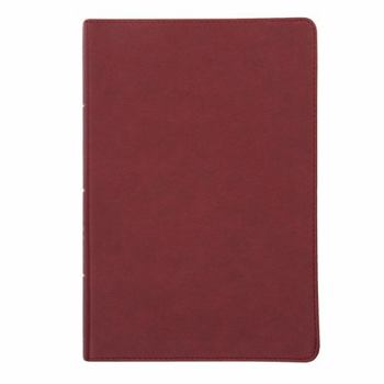 Imitation Leather NASB Giant Print Reference Bible, Burgundy Leathertouch Book