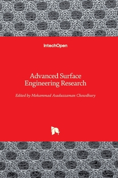 Hardcover Advanced Surface Engineering Research Book