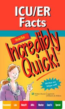Spiral-bound ICU/ER Facts Made Incredibly Quick! Book