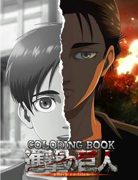 Paperback Attack On Titan Coloring Book