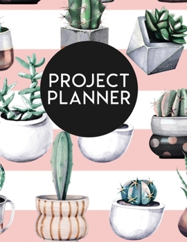 Paperback Project Planner: Succulent Plant 2020 Planner Focus Weekly Monthly Book