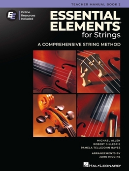 Spiral-bound Essential Elements for Strings - Teacher Manual Book 2 with Online Resources Book