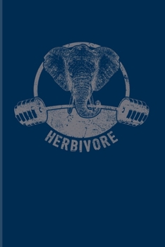 Paperback Herbivore: Vegan Elephant Lover 2020 Planner - Weekly & Monthly Pocket Calendar - 6x9 Softcover Organizer - For Animal Defense & Book