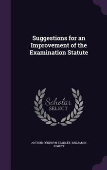 Hardcover Suggestions for an Improvement of the Examination Statute Book