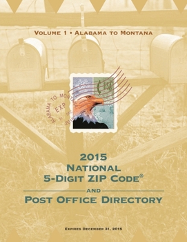 Paperback 2015 National Zip Code Directory: 2 volumes Book