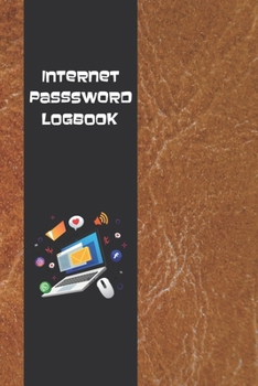 Paperback Internet Password Logbook: Internet Password Logbook Large Print With Tabs - Animal Skin Background Cover Book