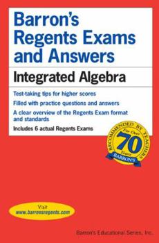 Paperback Barron's Regents Exams and Answers: Integrated Algebra Book