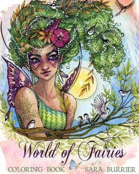 Paperback World of Fairies Coloring Book