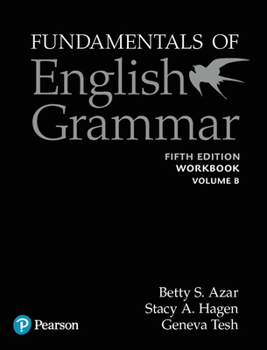 Paperback Azar-Hagen Grammar - (Ae) - 5th Edition - Workbook B - Fundamentals of English Grammar (W Answer Key) Book