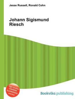 Paperback Johann Sigismund Riesch Book