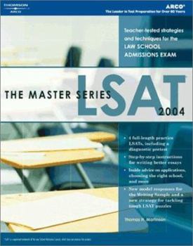 Paperback Arco Master the LSAT Book