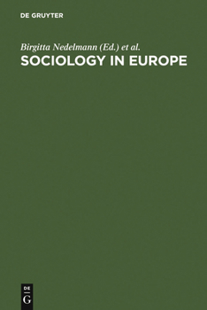 Sociology In Europe: In Search Of Identity