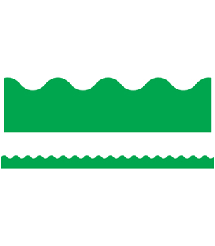Misc. Green Scalloped Borders Book