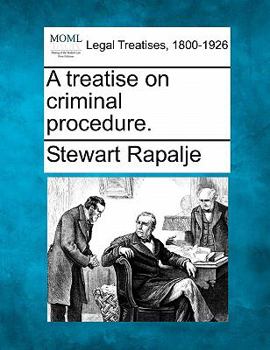 Paperback A treatise on criminal procedure. Book