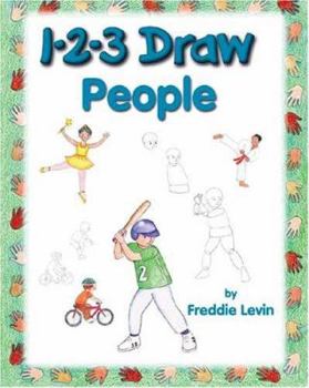 Paperback 1-2-3 Draw People: A Step-By-Step Guide Book