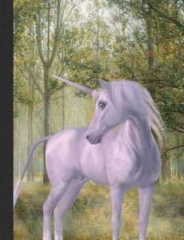 Unicorn Magical Forest Composition Notebook, Narrow Ruled: Lined Student Exercise Book