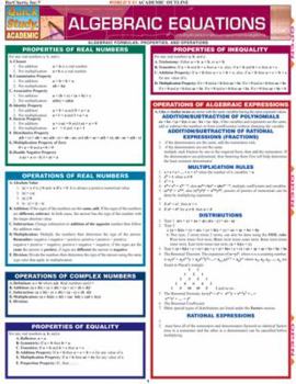 Loose Leaf Algebraic Equations Book