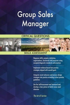 Paperback Group Sales Manager Critical Questions Skills Assessment Book