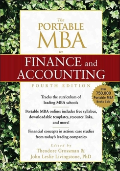 Hardcover The Portable MBA in Finance and Accounting Book