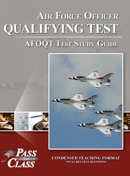 Hardcover Air Force Officer Qualifying Test - AFOQT Test Study Guide Book