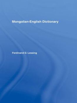 Paperback Mongolian-English Dictionary Book