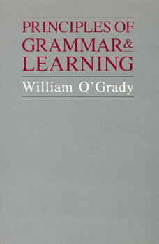Hardcover Principles of Grammar and Learning Book