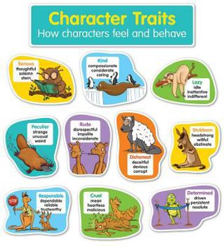 Misc. Supplies Character Traits Bulletin Board Book