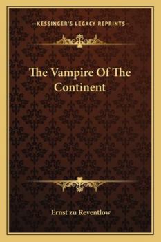 Paperback The Vampire Of The Continent Book