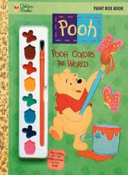 Paperback Pooh Colors the World: Paint Box Book (Coloring Book and Watercolors) Book