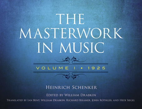 Paperback The Masterwork in Music: Volume I, 1925: Volume 1 Book