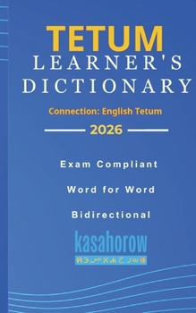Paperback Tetum Learner's Dictionary (Connection: English Tetum) Book