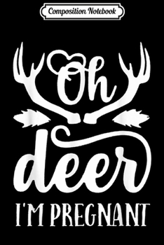 Composition Notebook: Oh Deer I'm Queer - Funny Pun LGBT Rainbow Gay Pride  Journal/Notebook Blank Lined Ruled 6x9 100 Pages