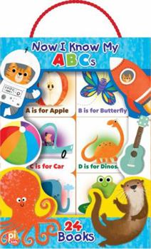 Now I Know MY ABCs My First Library Book Block 24-Book Set - PI Kids