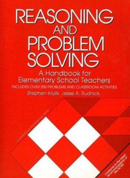 Paperback Reasoning and Problem Solving: A Handbook for Elementary School Teachers Book
