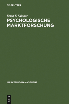 Hardcover Psychologische Marktforschung [German] Book
