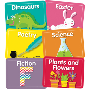 Just Teach Library Labels Mini Cutouts