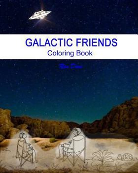 Paperback Galactic Friends: Coloring Book
