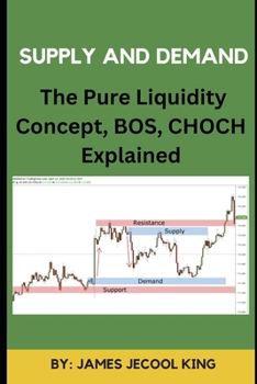 Paperback Supply And Demand: The Pure Liquidity Concept, BOS and CHOCH Explained Book