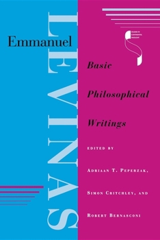 Paperback Emmanuel Levinas: Basic Philosophical Writings Book