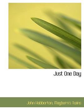 Hardcover Just One Day Book