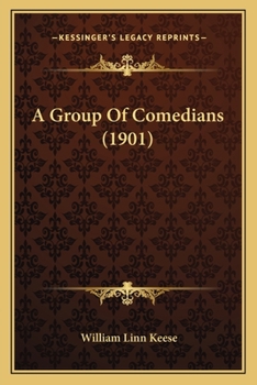 Paperback A Group Of Comedians (1901) Book