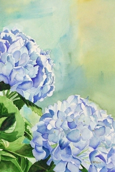 Paperback Blue Hydrangeas: Journal Book