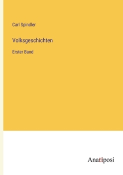 Paperback Volksgeschichten: Erster Band [German] Book