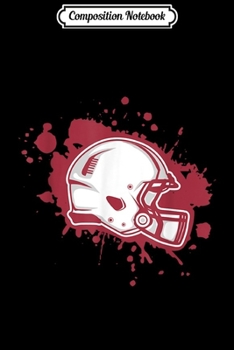 Composition Notebook: Football Season Helmet American Football Fan  Journal/Notebook Blank Lined Ruled 6x9 100 Pages